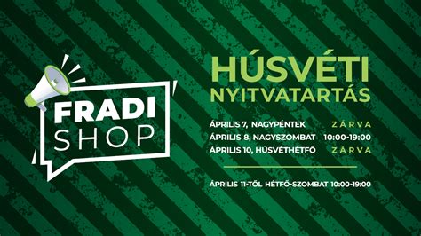 fradi shop nyitvatartás